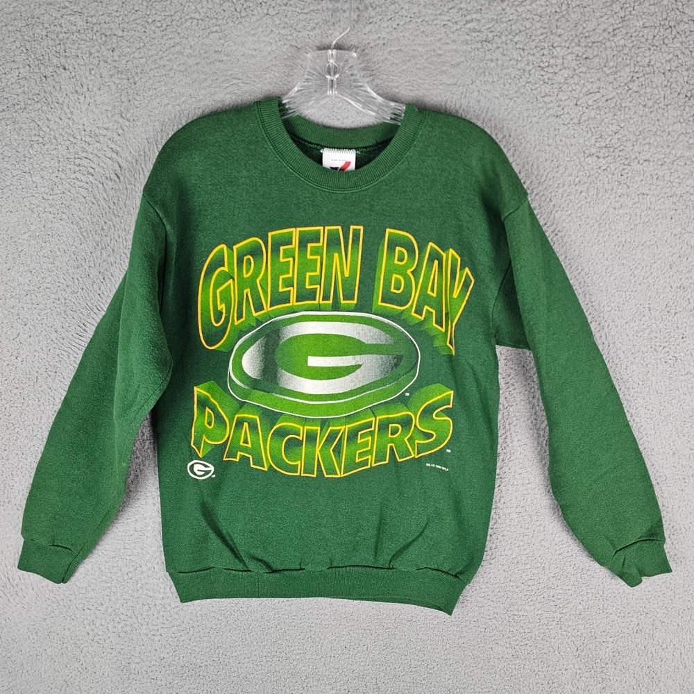 Vintage Green Bay Packers Sweatshirt Mens L Green Artex Sportswear NFL 1994
